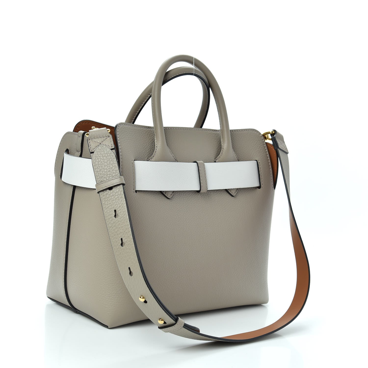 Burberry Soft Grain Calfskin Small Belt Bag Mineral Grey 3 of 11