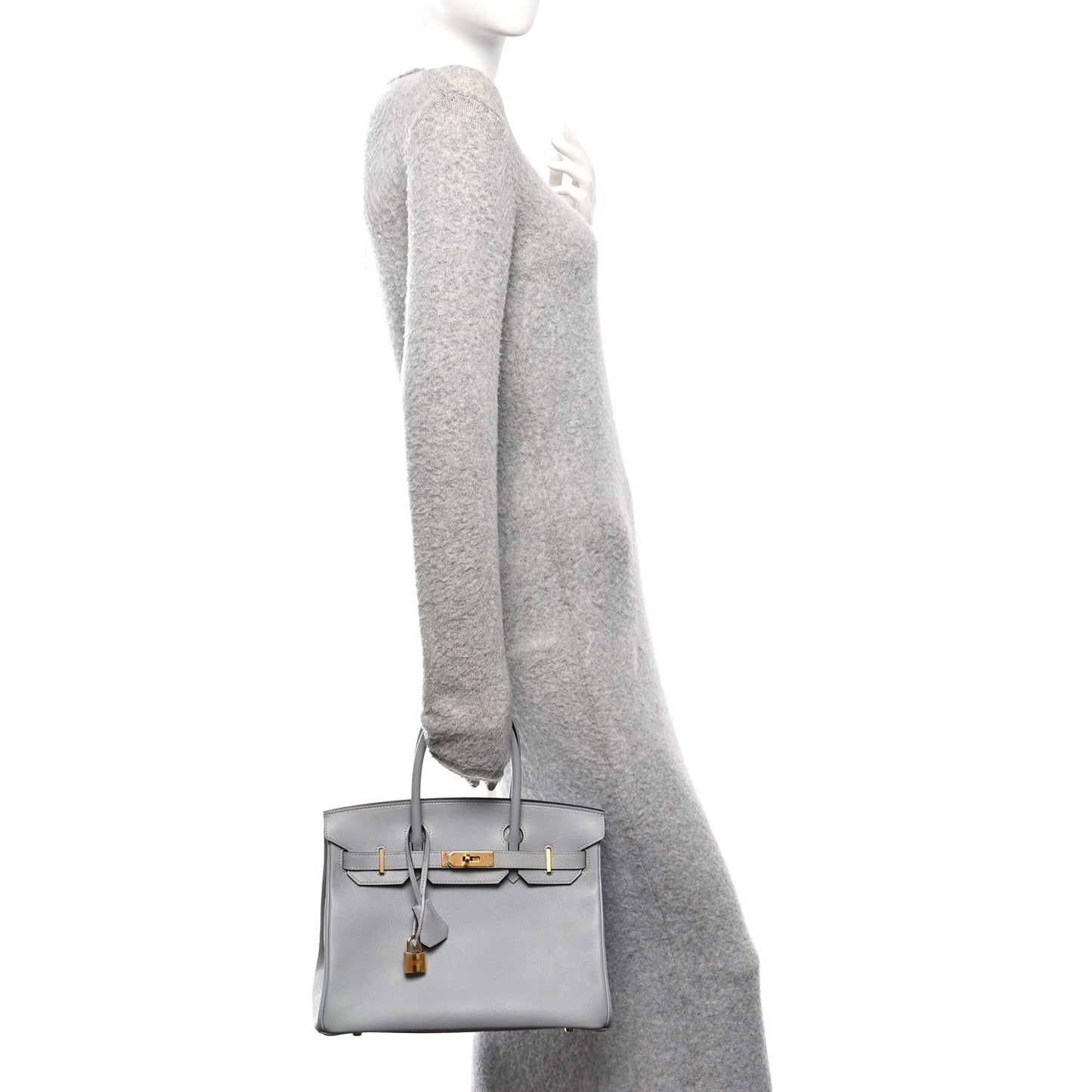 Epsom BIRKIN 30 Gris Mouette