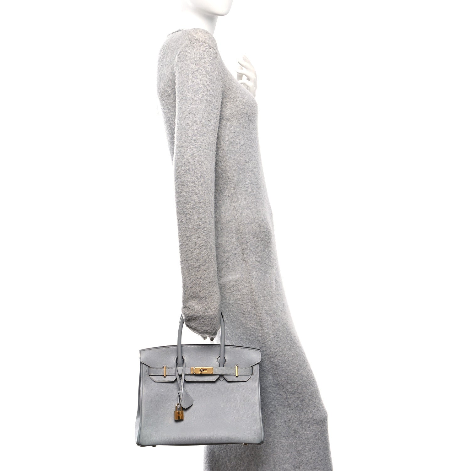Hermes Epsom BIRKIN 30 Gris Mouette 2 of 13