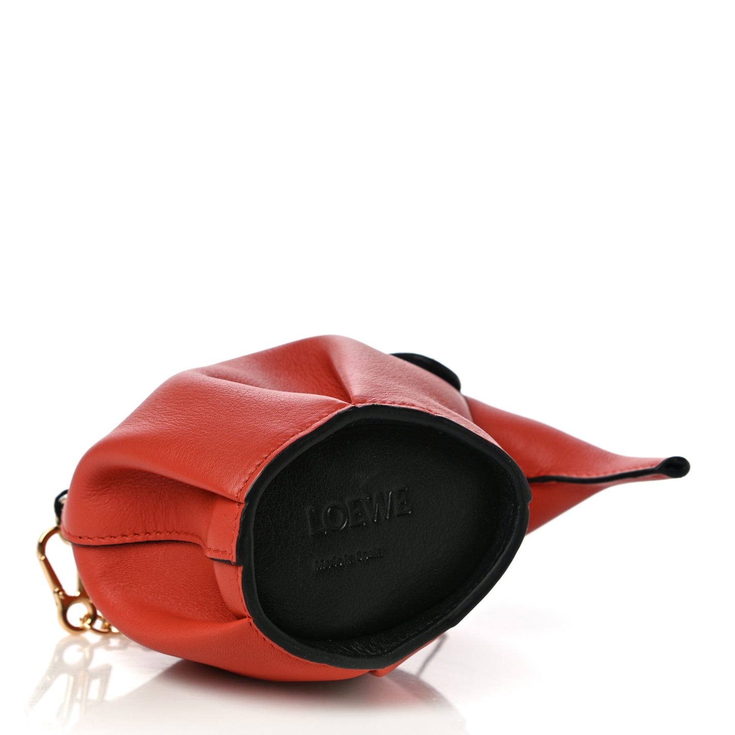 Calfskin Elephant Pouch Vermillion