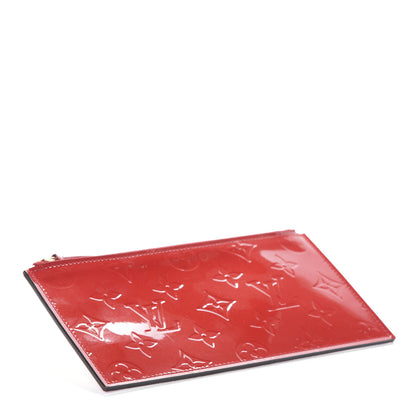 Louis Vuitton Vernis Felicie Chain Wallet Zippered Insert Cherry 4 of 7