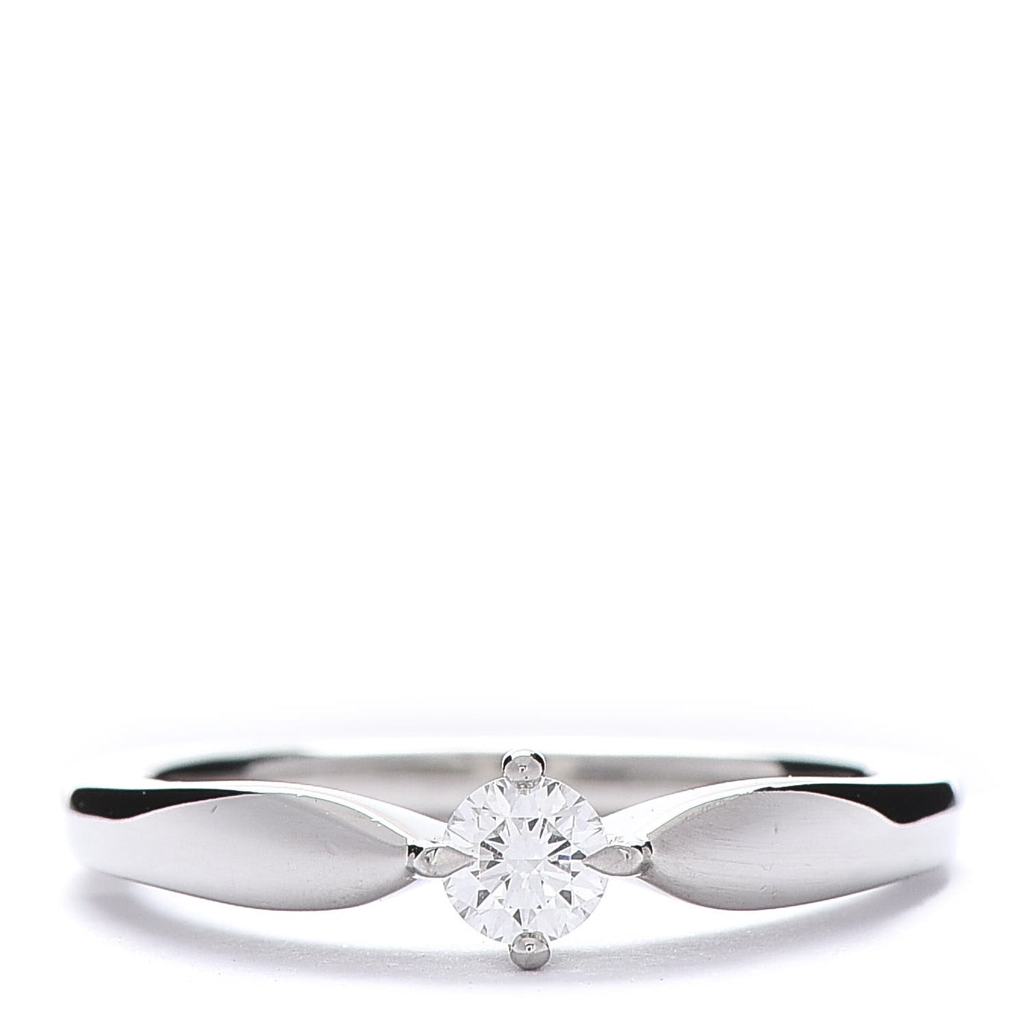 Platinum Diamond .19ct Dedicata a Venezia Solitaire Engagement Ring 51 5.75