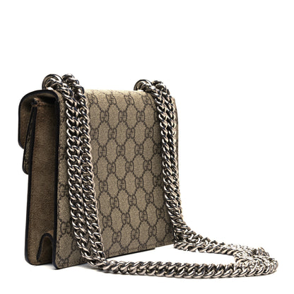 Gucci GG Supreme Monogram Mini Dionysus Shoulder Bag Taupe 3 of 10