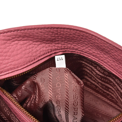Prada Vitello Daino Tote Begonia 8 of 11