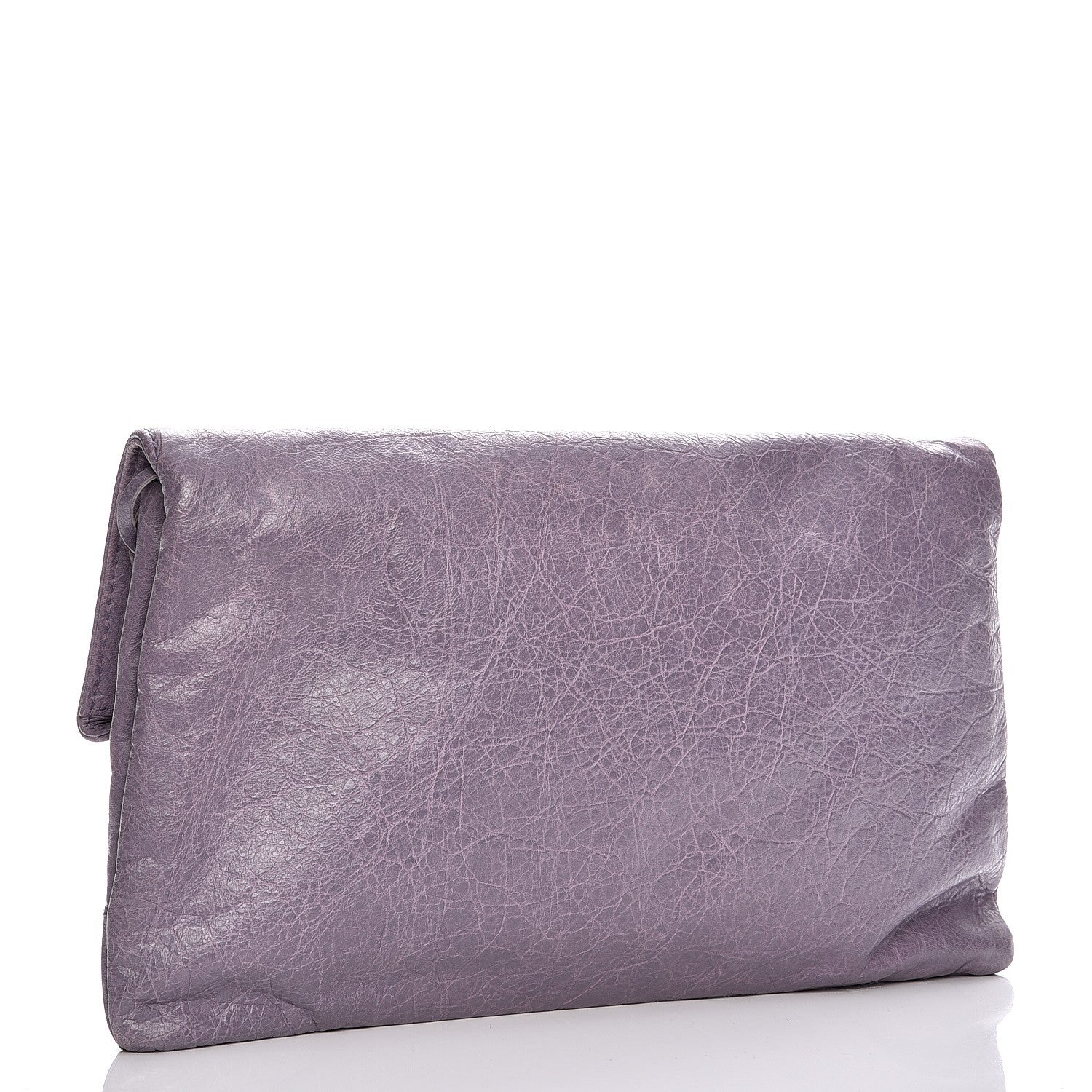 Balenciaga Agneau Giant 12 Silver Hardware Envelope Clutch Glycine 3 of 8