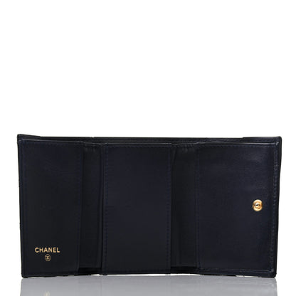 Chanel Aged Calfskin Quilted Reissue Compact Wallet Navy 5 of 8