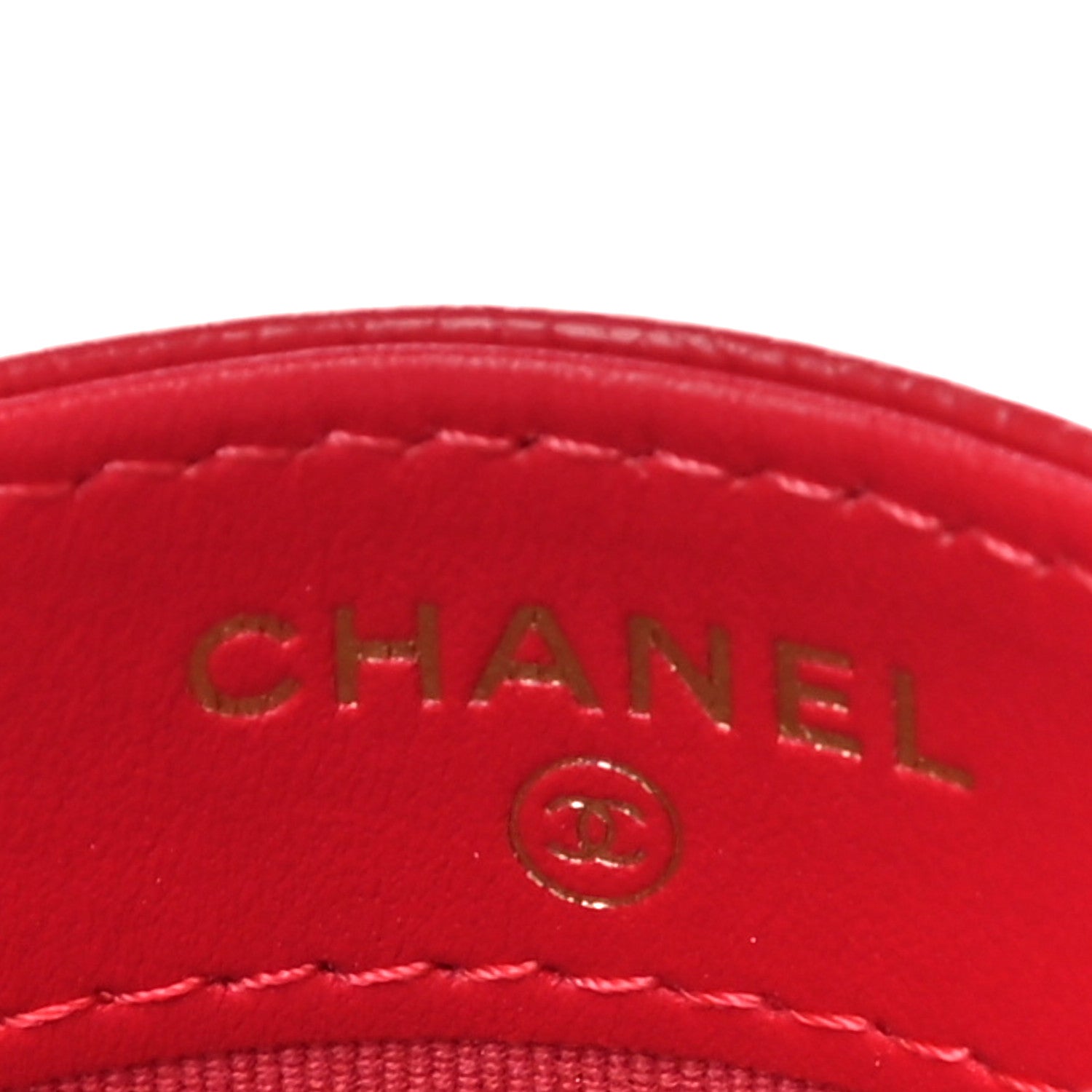Chanel Caviar Quilted Card Holder Red 6 of 12
