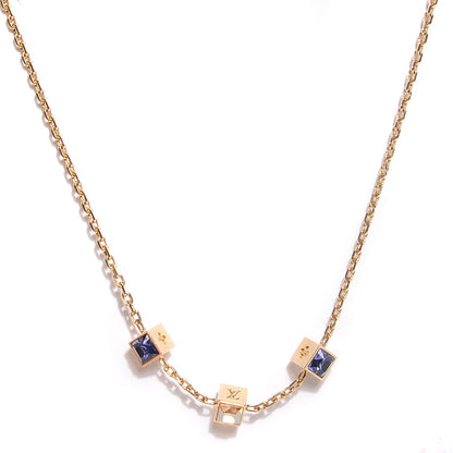 Louis Vuitton Swarovski Gamble Short Necklace Azur 1 of 5