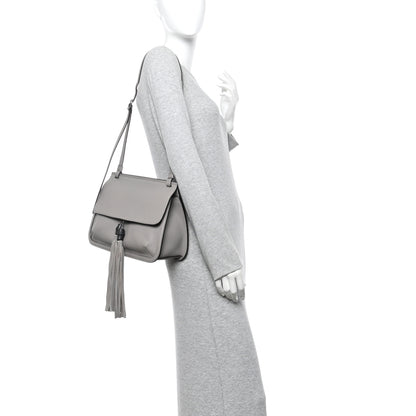Gucci Cellarius Calfskin Medium Bamboo Daily Flap Shoulder Bag Storm Grey 2 of 9