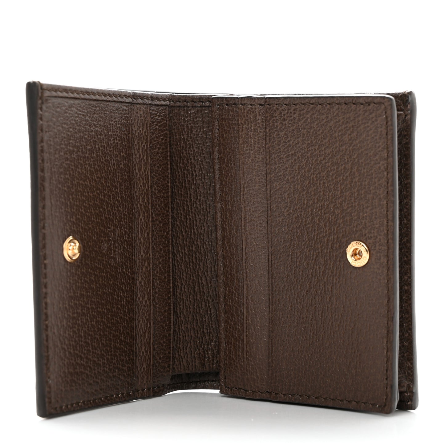 GG Supreme Monogram Web Ophidia Card Case Beige New Acero