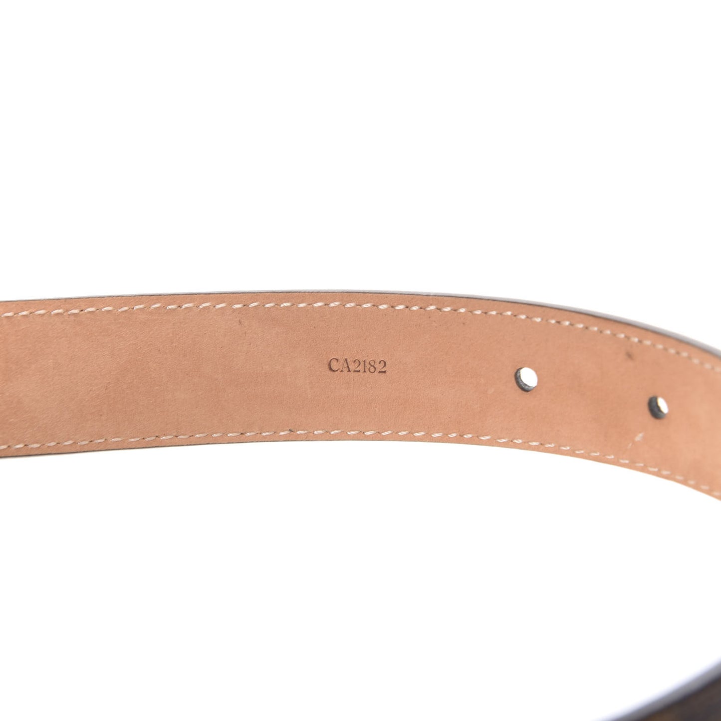 Damier Ebene Mini 25mm Belt 80 32