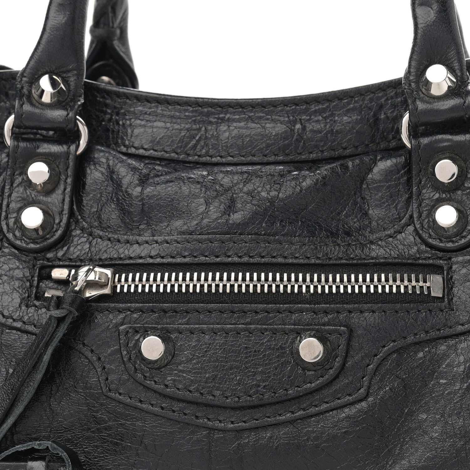 Balenciaga Agneau Classic Silver Hardware S City Black 8 of 12