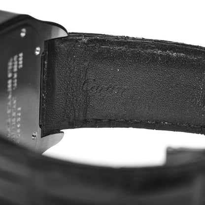 Cartier Stainless Steel Alligator 38mm Santos 100 Automatic Watch 7 of 9