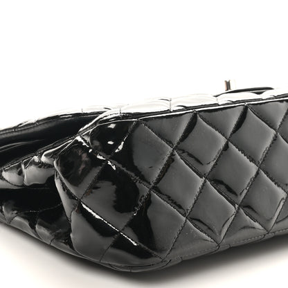 Chanel Patent Quilted Jumbo Double Flap Black 8 of 9