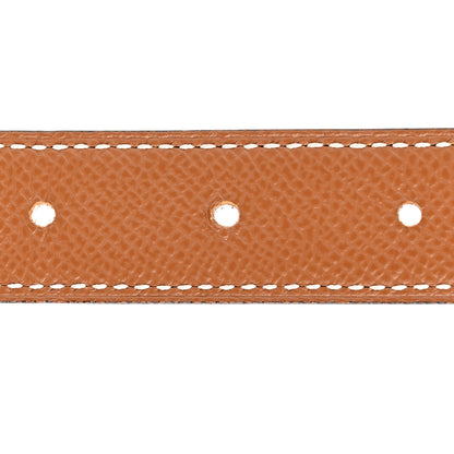 Hermes Swift Epsom 24mm Belt Strap 80 Black Gold 4 of 6
