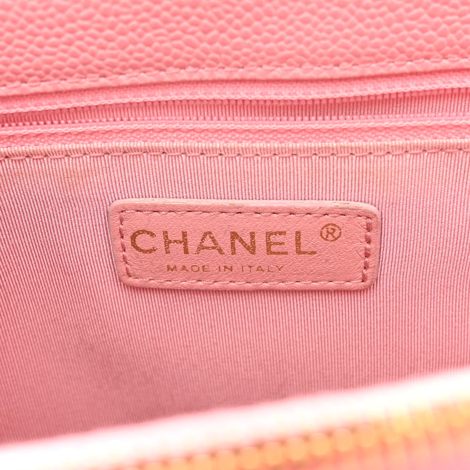 Chanel Caviar Quilted Grand Shopping Tote GST Pink 5 of 9