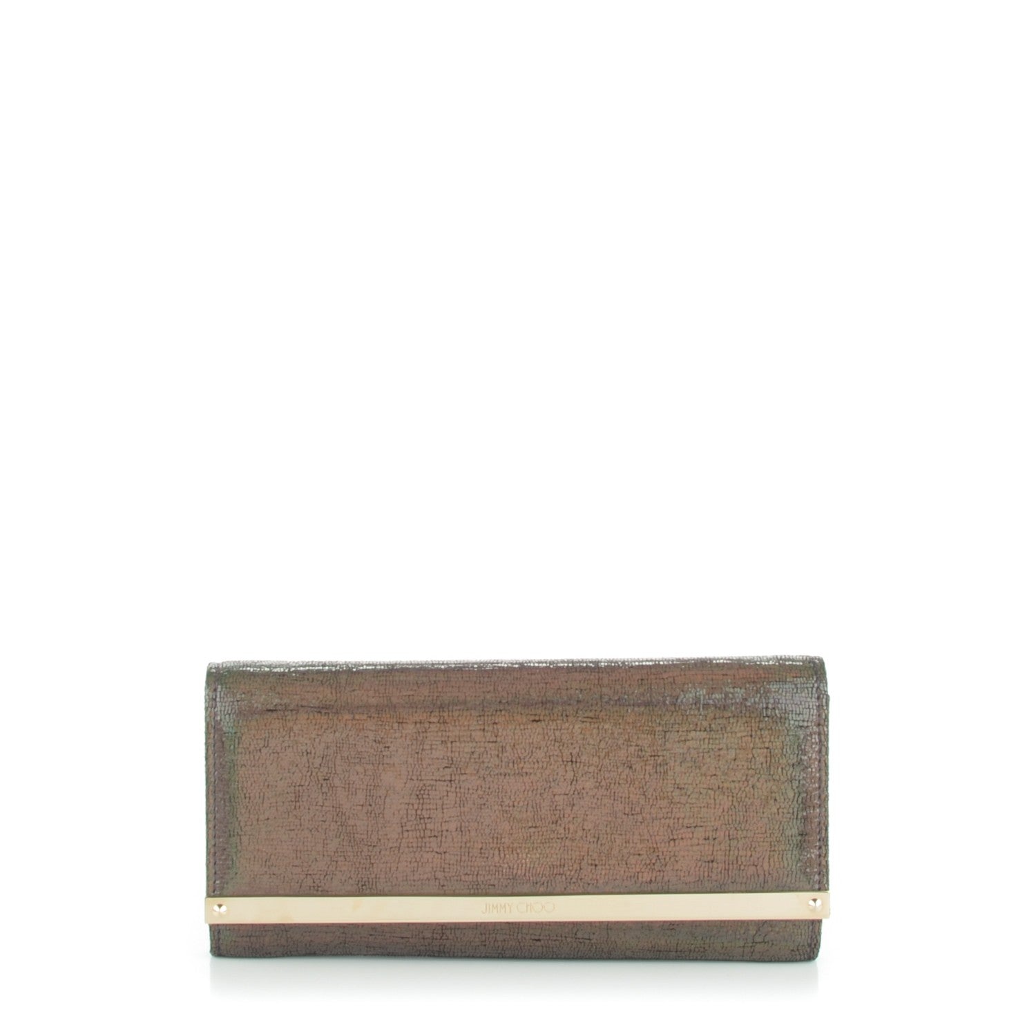 Jimmy Choo Holograph Print Milla Clutch Metallic 1 of 6