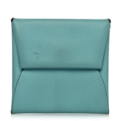 Hermes Evercolor Bastia Verso Coin Purse Bleu Atoll Vert Anglais 1 of 9