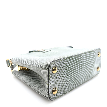 Louis Vuitton Lizard Capucines BB Green 3 of 9
