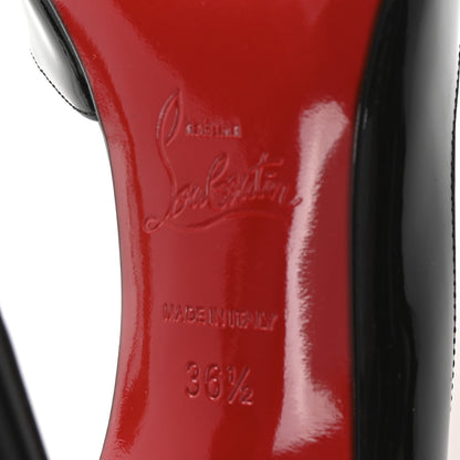 Christian Louboutin Patent Iriza 100 Pumps 36.5 Black 7 of 9
