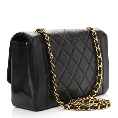 Chanel Lambskin Quilted Medium Single Flap Black 3 of 10