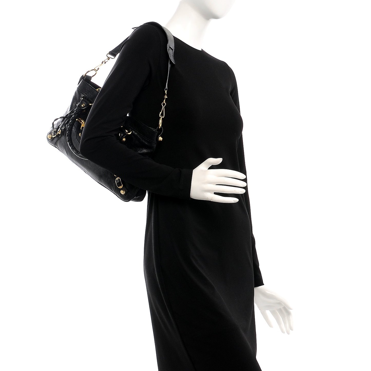 Agneau Giant 12 Gold Hardware First Black