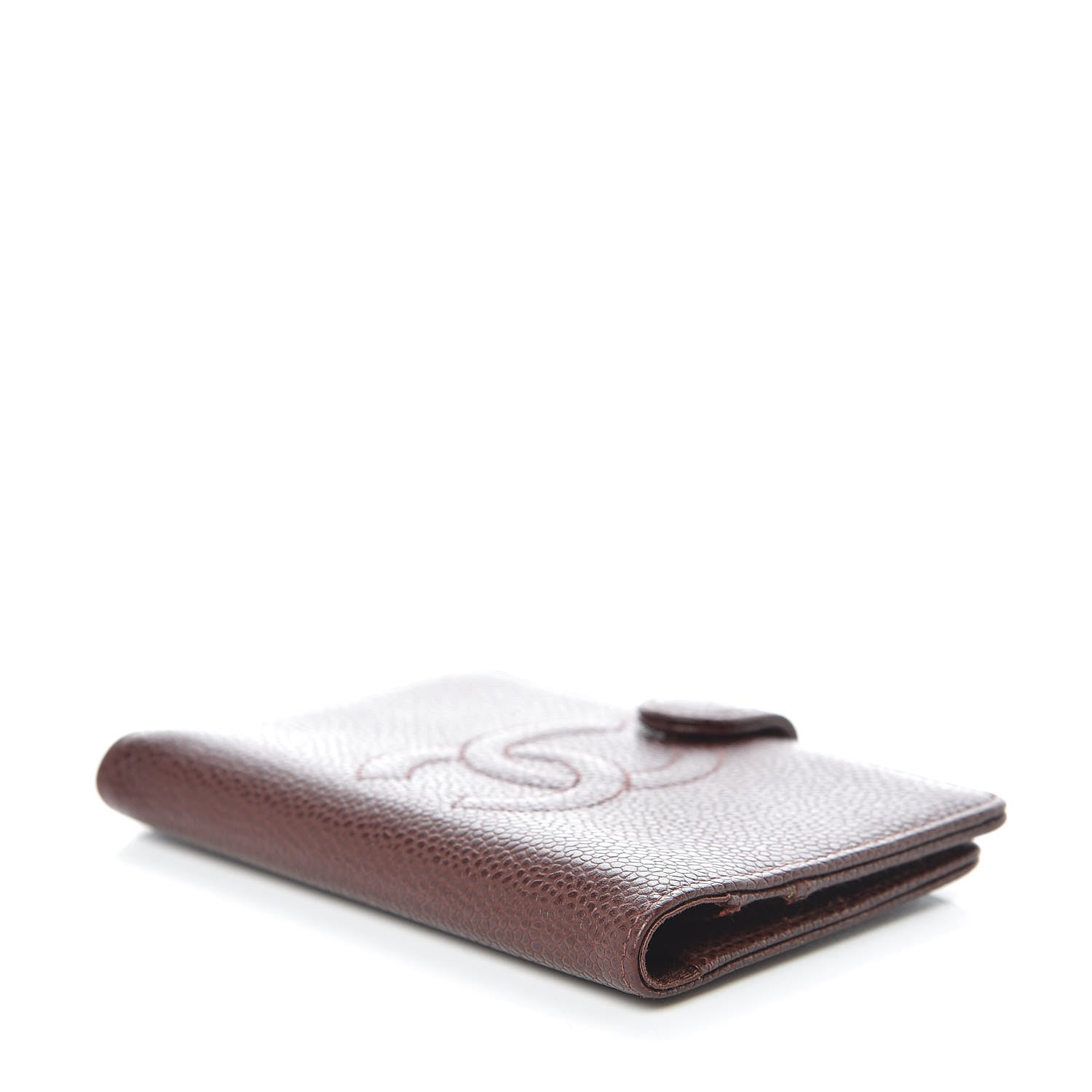 Chanel Caviar CC Mini Ring Agenda Planner Brown 4 of 8