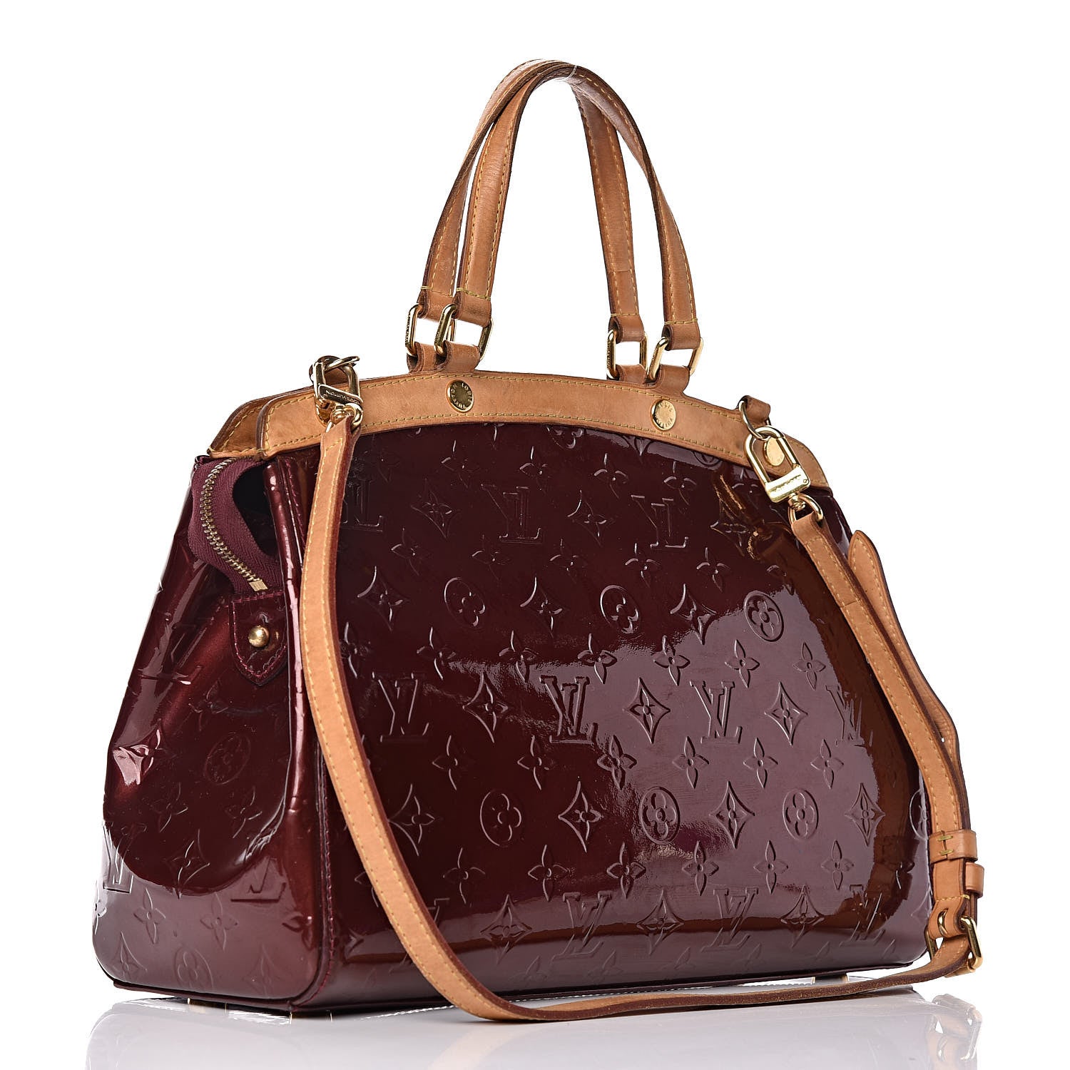 Louis Vuitton Vernis Brea MM Rouge Fauviste 4 of 18