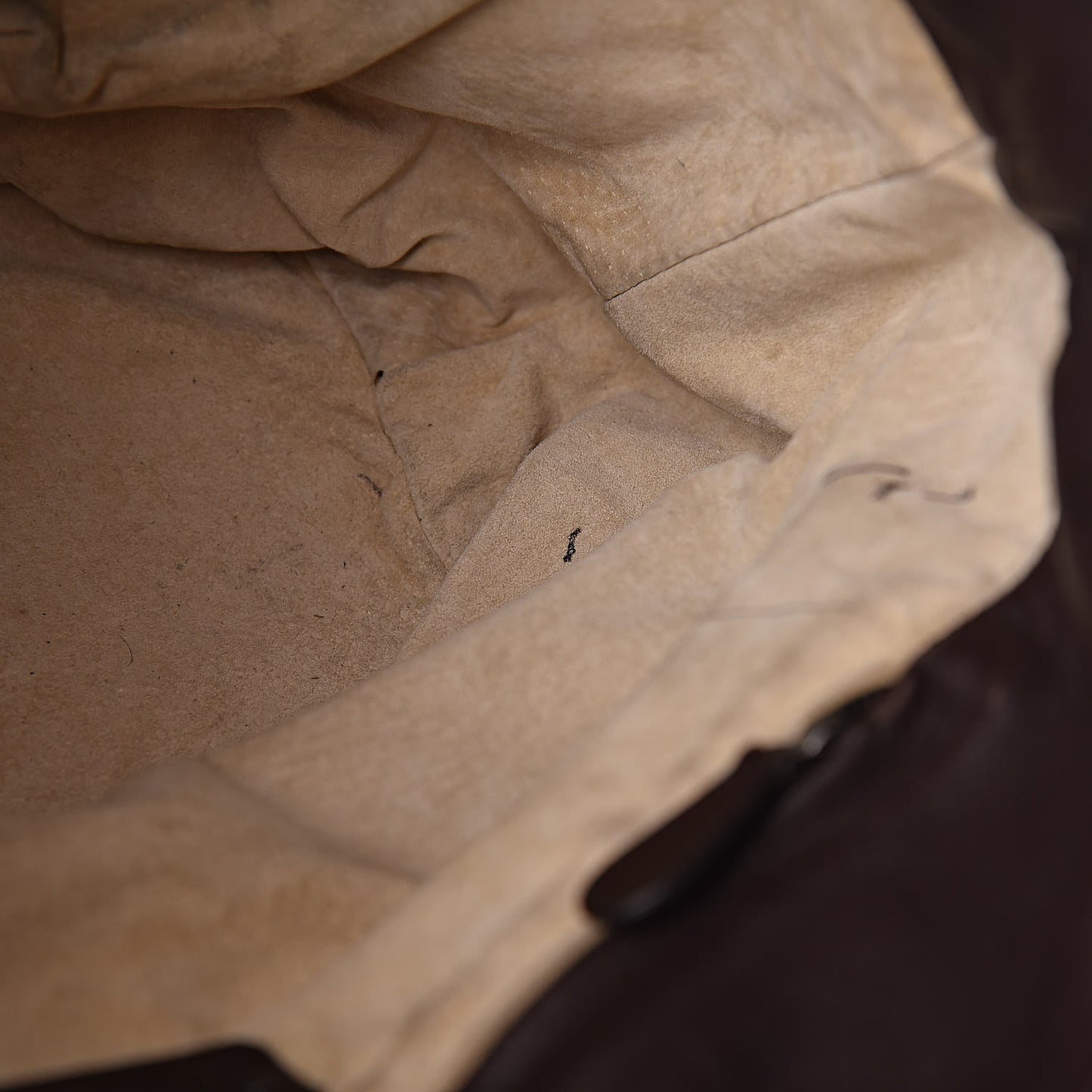 Nappa Intrecciato Pleated Tote Ebano