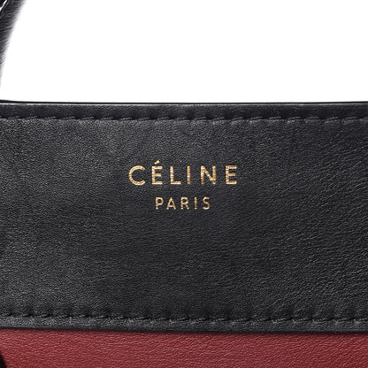 Celine Smooth Calfskin Suede Mini Tri-Color Luggage Rust 6 of 17