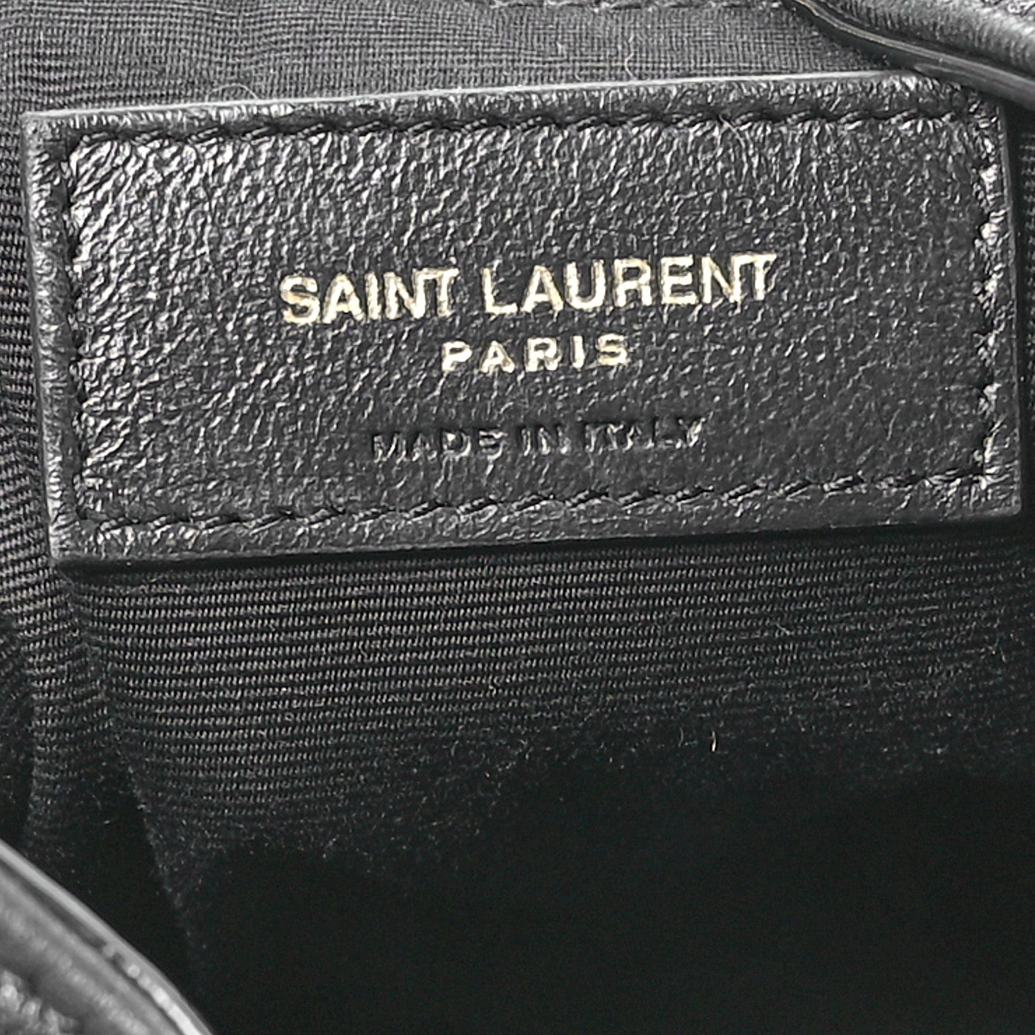 Saint Laurent Lambskin Matelasse Monogram Joe Backpack Black 6 of 10
