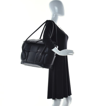 Bottega Veneta Nappa Maxi Intrecciato Padded Large Arco Black 2 of 11
