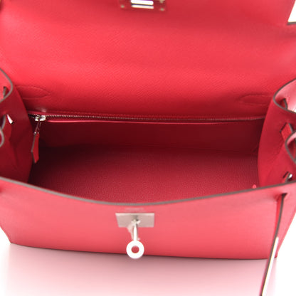 Hermes Epsom Kelly Sellier 28 Rose Extreme 7 of 27