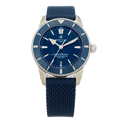 Breitling Stainless Steel Rubber 44mm Superocean Heritage Automatic Watch Blue AB2030161C1S1 1 of 5