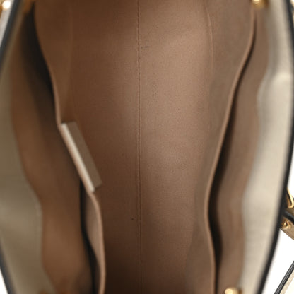 Gucci GG Supreme Monogram Flora Textured Calfskin Small Padlock Tote Beige Ebony Multicolor Mystic White 5 of 10