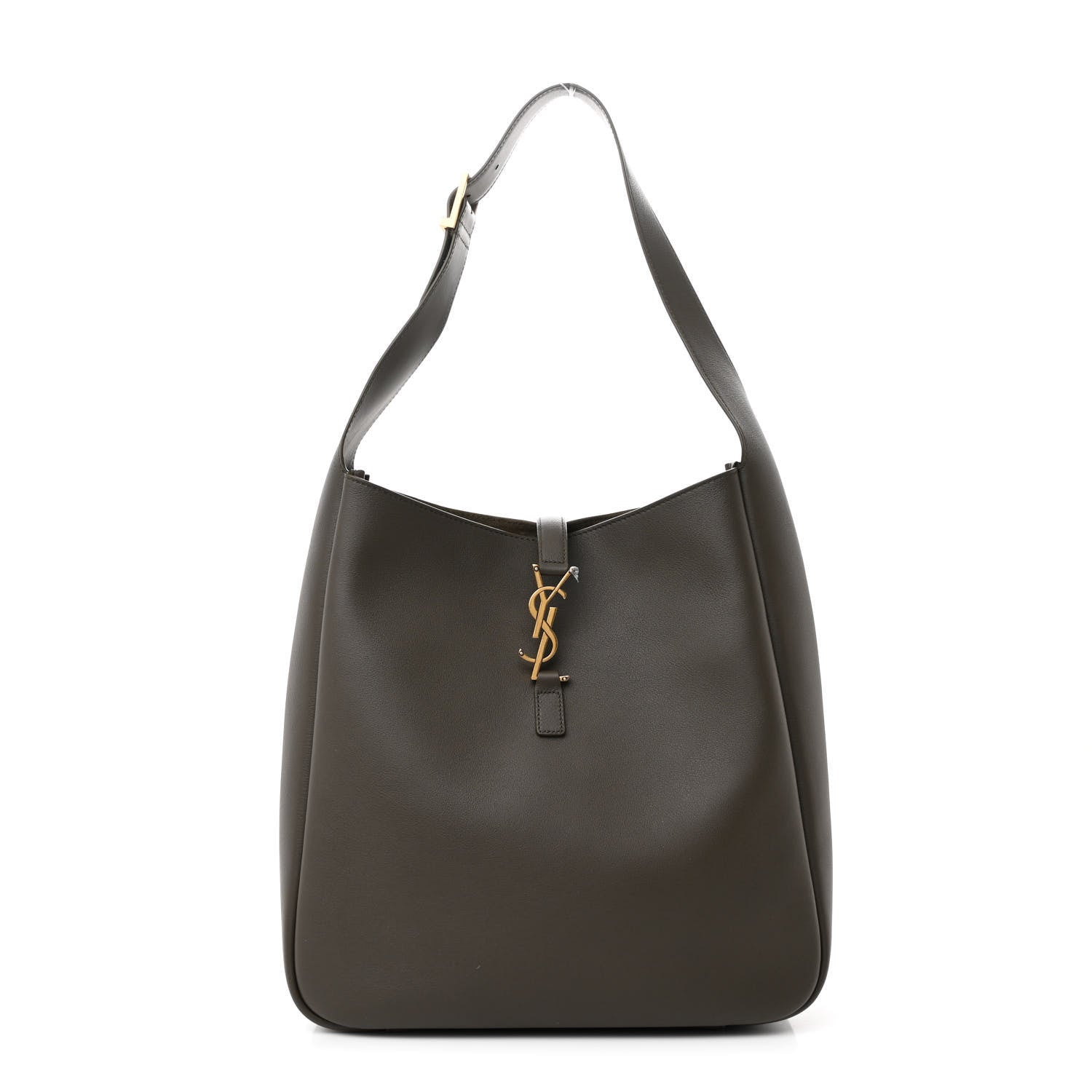 Saint Laurent Smooth Calfskin Large Le 5 A 7 Soft Hobo Light Musk 1 of 11