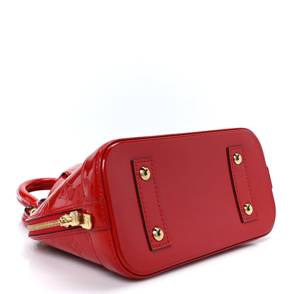 Louis Vuitton Vernis Alma BB Cherry 3 of 11