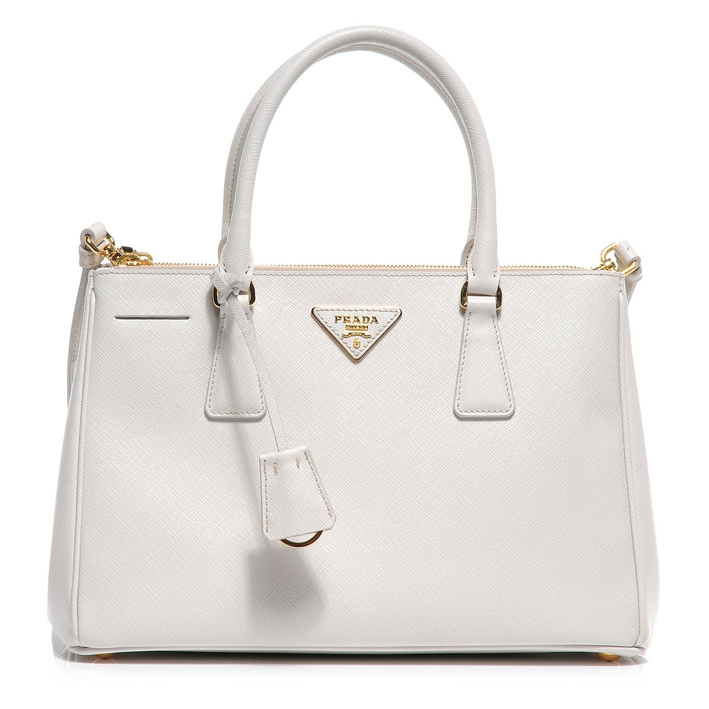 Saffiano Lux Small Tote Talco