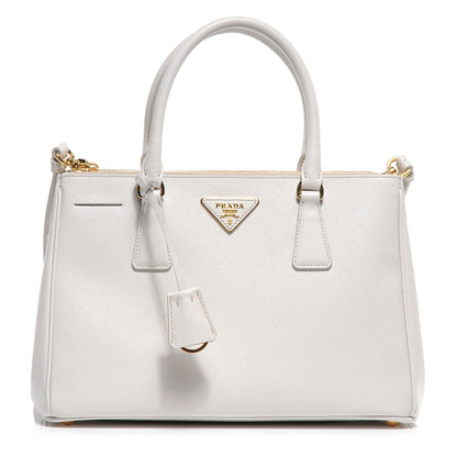 Prada Saffiano Lux Small Tote Talco 1 of 8