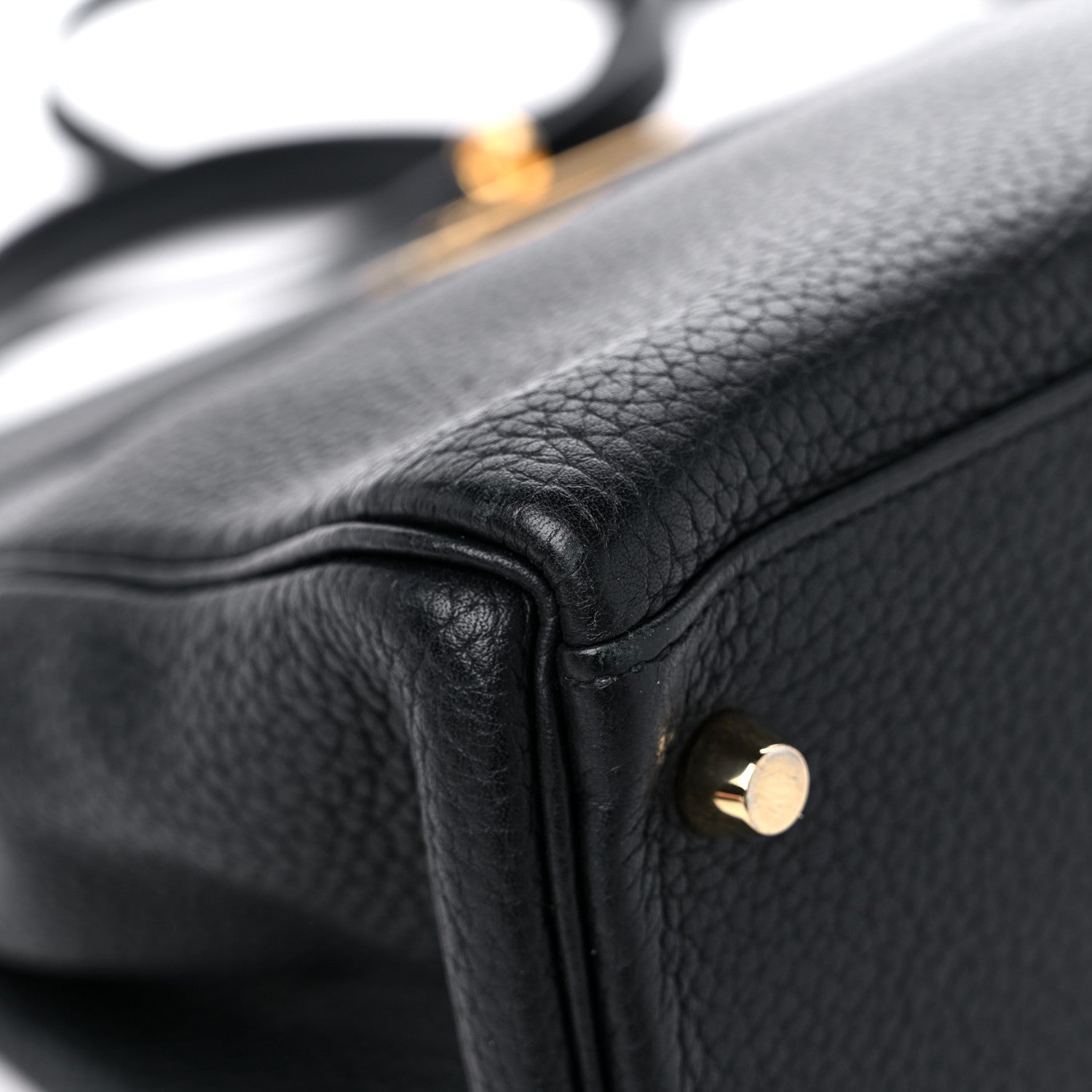 Hermes Togo Kelly Retourne 32 Black 7 of 13
