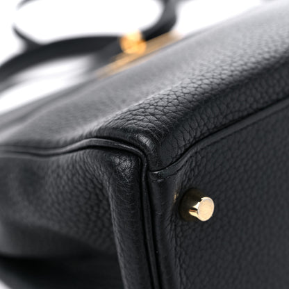 Hermes Togo Kelly Retourne 32 Black 7 of 13