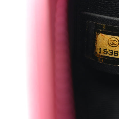 Chanel Metallic Patent Calfskin Quilted Small Boy Flap Pink 7 of 13