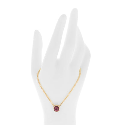Gucci 18K Yellow Gold Diamond Pink Tourmaline Aquamarine Le Marche des Merveilles Feline Bracelet 2 of 7