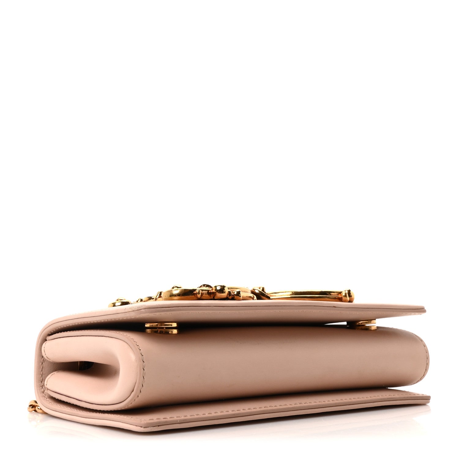 Dolce & Gabbana DOLCE GABBANA Calfskin DG Girls Shoulder Bag Pink 4 of 9