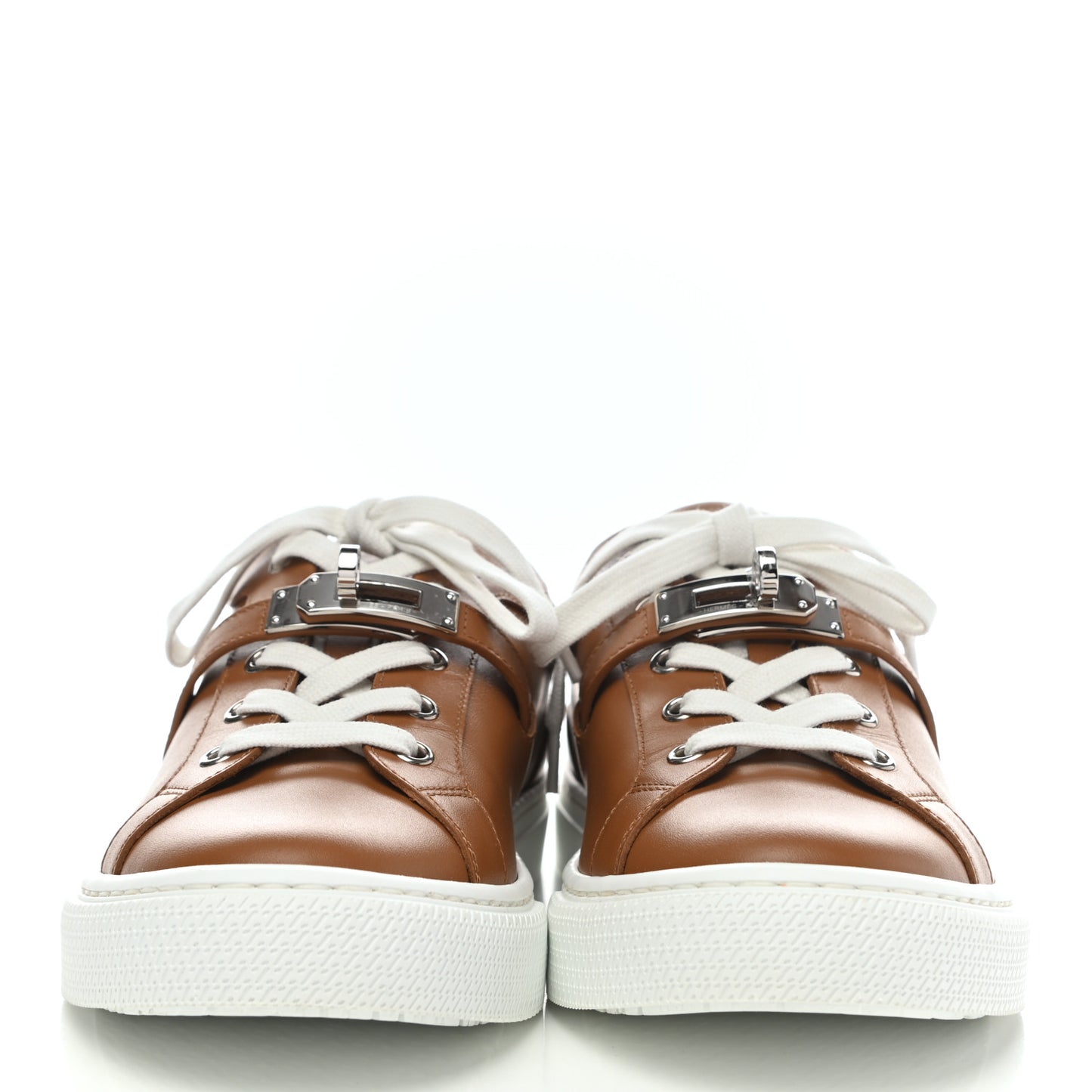 Calfskin Day Sneakers 38 Naturel
