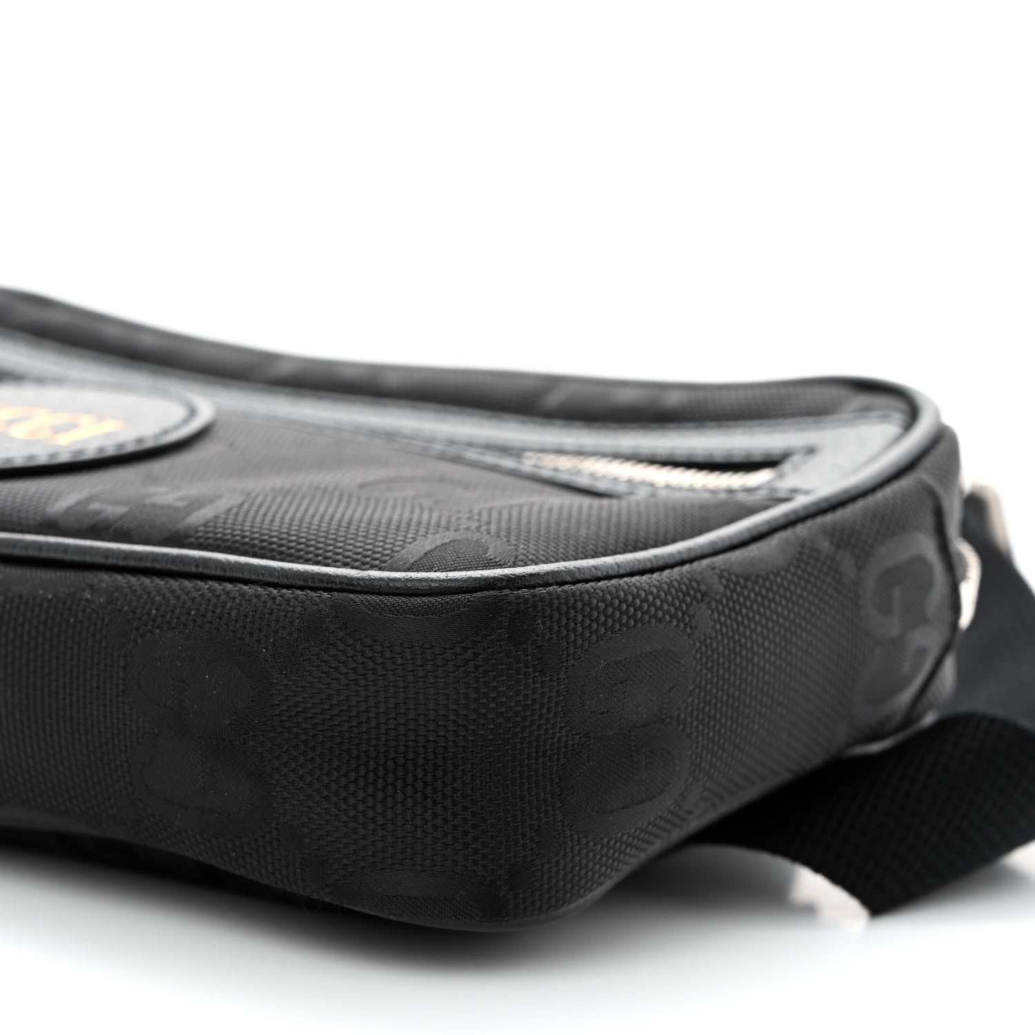 Gucci Econyl Nylon Monogram Off The Grid Belt Bag Black 12 of 12