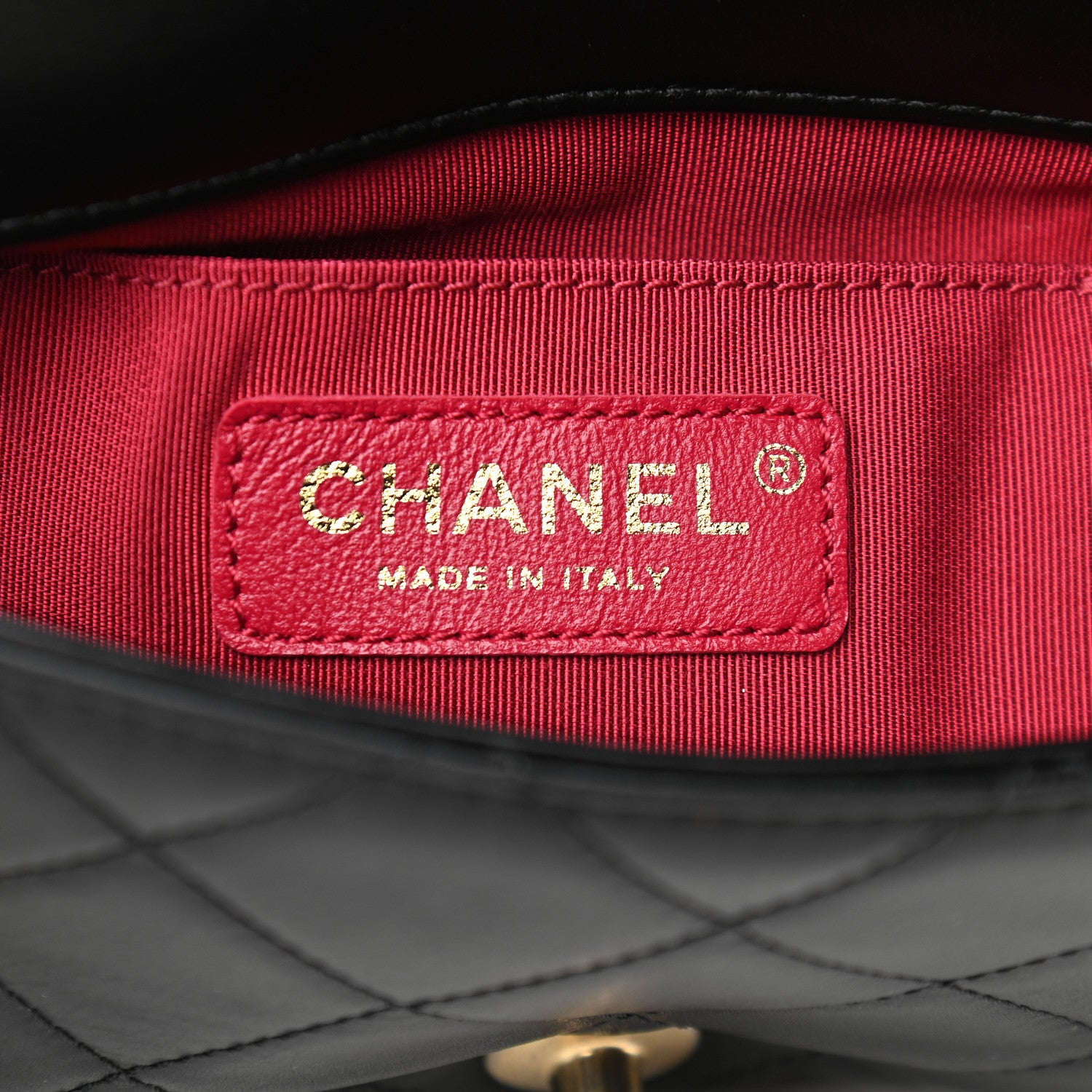 Chanel Calfskin Quilted Small Crystal Pearls Flap Bag Black 6 of 9