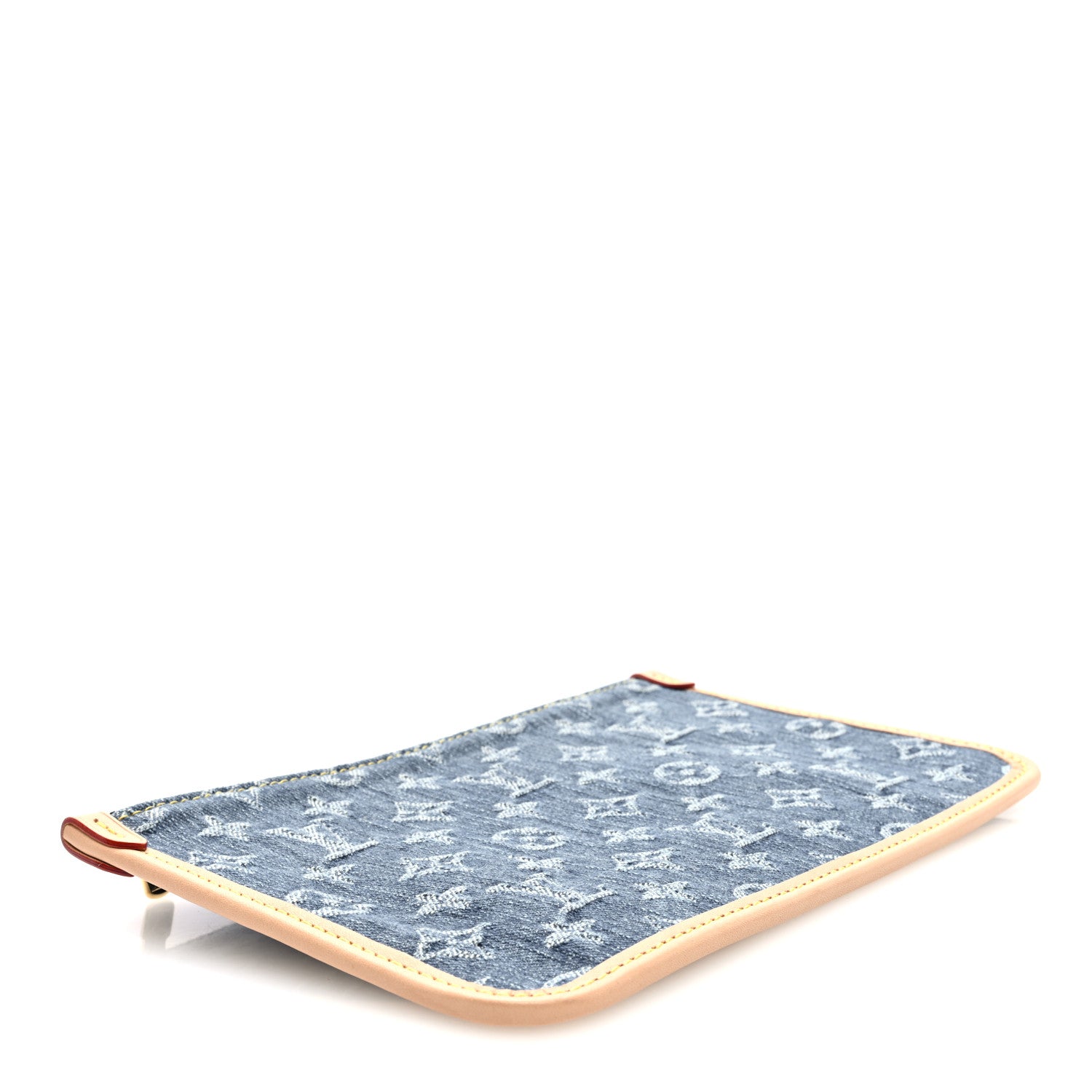 Louis Vuitton Denim Monogram Jacquard Neverfull MM GM Blue 4 of 6