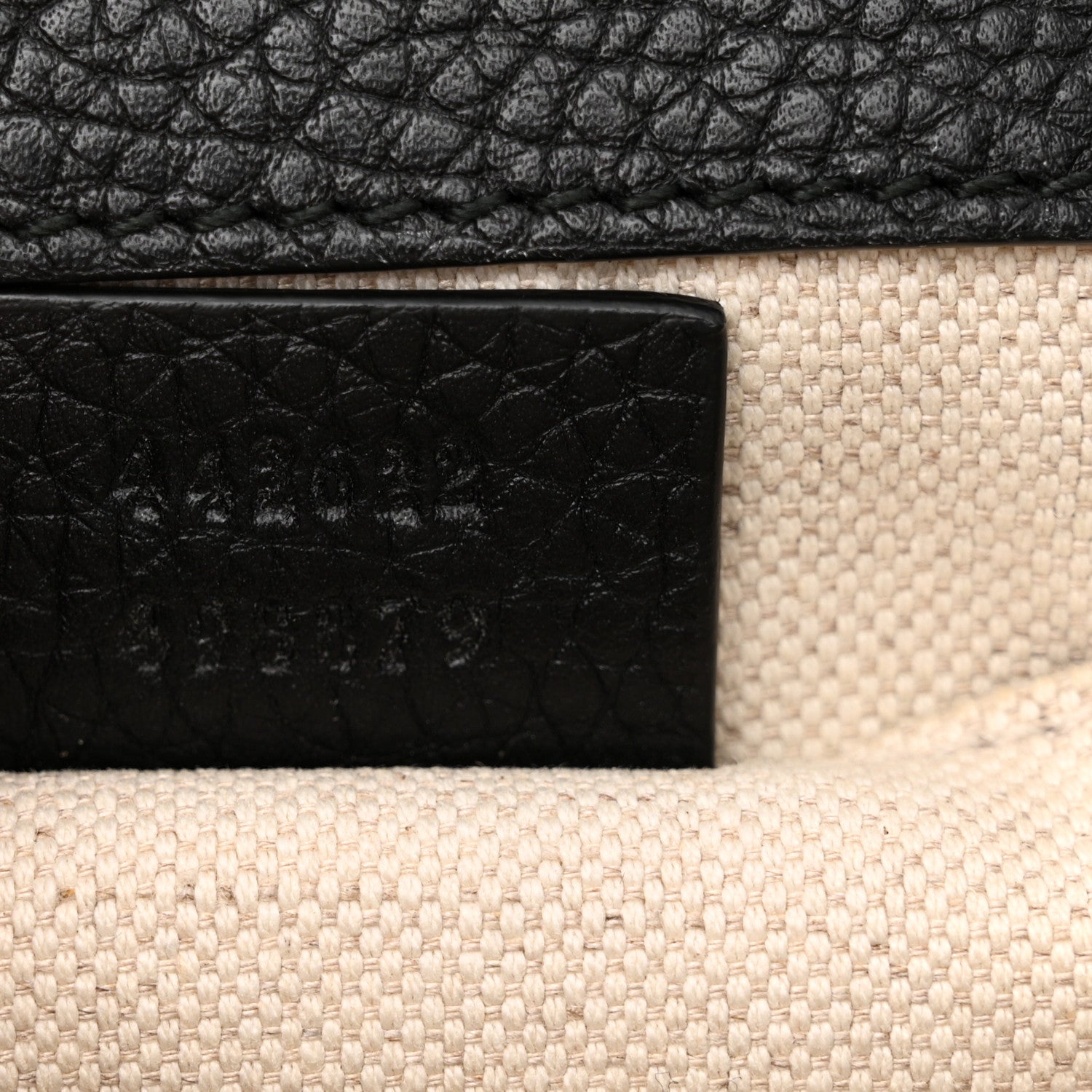 Gucci Calfskin Small GG Marmont Top Handle Bag Black 7 of 18
