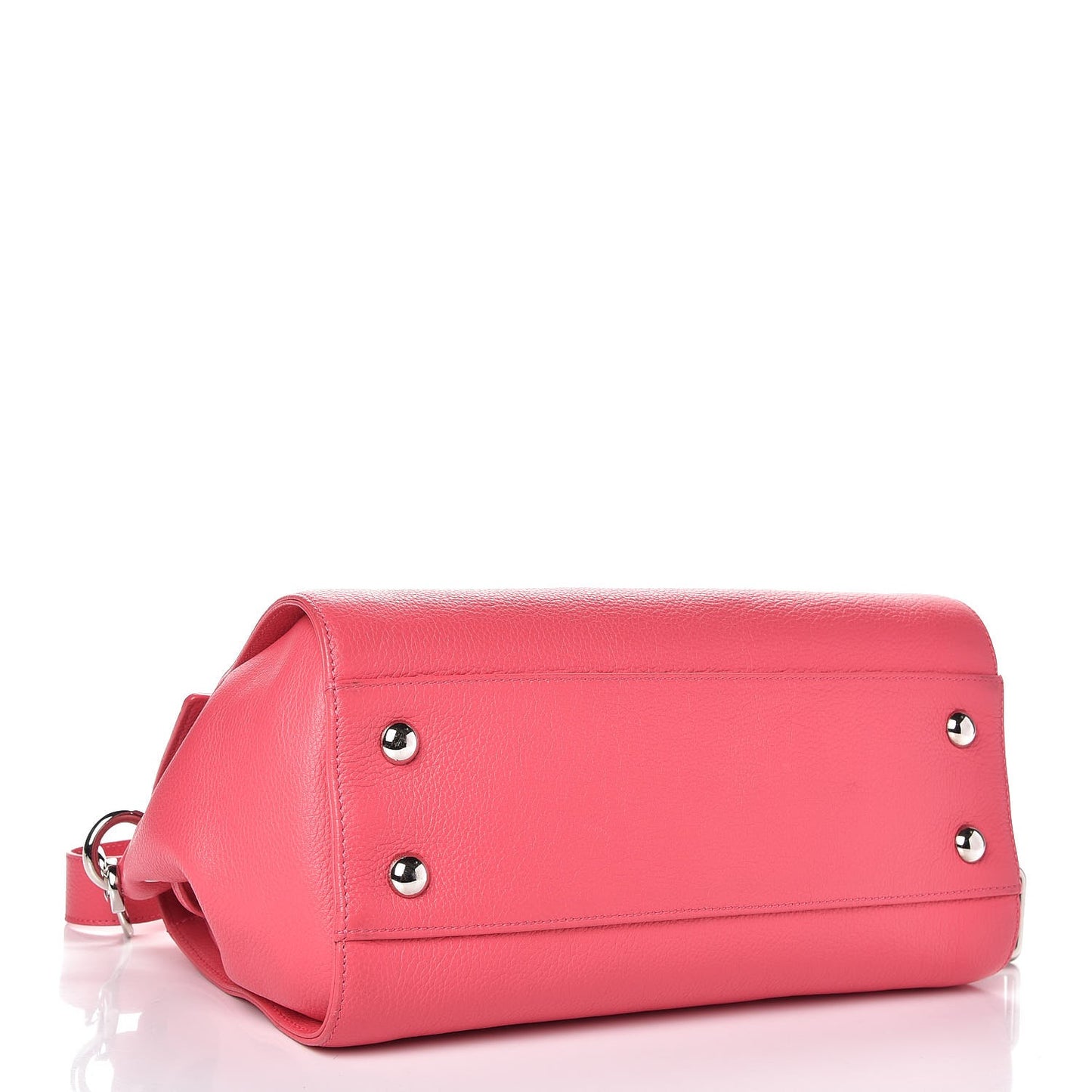 Grainy Calf Small Rosalie Satchel Geranium